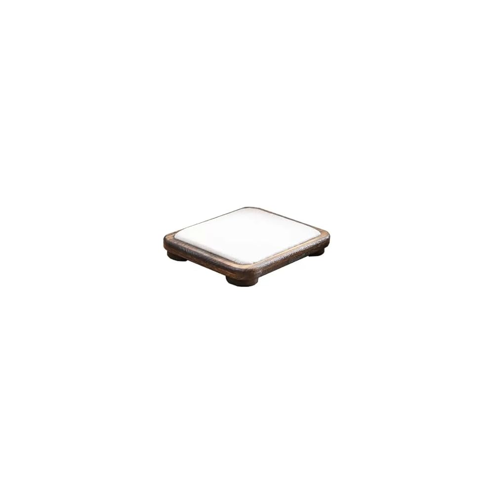 Sitting Floor Chair Wooden Lazy Tatami Legless Chair Fabric Cushion Living Room Window Bedroom 50X40X7CM(Size:50X40X7CM,Color:A)
